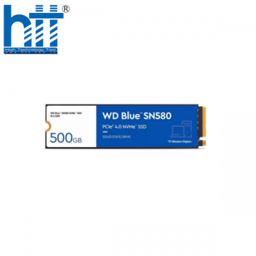 Ổ SSD Western Digital Blue SN580 WDS500G3B0E 500Gb (NVMe PCIe/ Gen4x4 M2.2280/ 4000MB/s/ 3600MB/s)