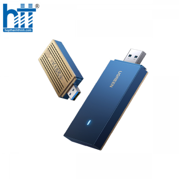 Ugreen 90340 AX1800 USB wifi tích hợp băng tần kép Wi-Fi 6