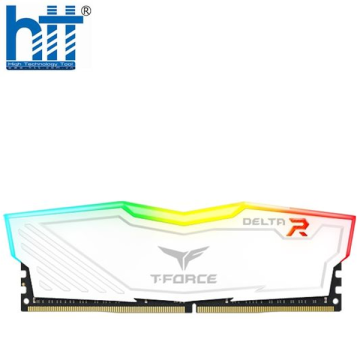 Ram TEAMGROUP T-Force DELTA White RGB 16GB (1x16GB) DDR4 3200MHz
