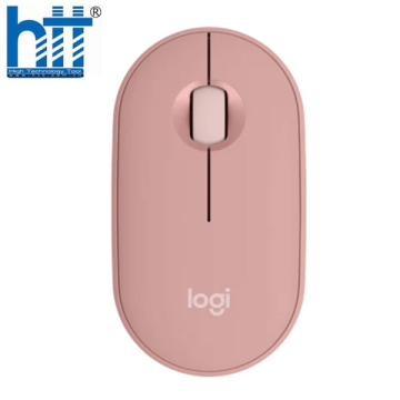 Chuột không dây Bluetooth Logitech Pebble M350S - Màu Hồng