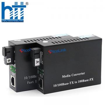 Bộ chuyển đổi converter quang điện PicoLink 1 sợi 10/100/1000M