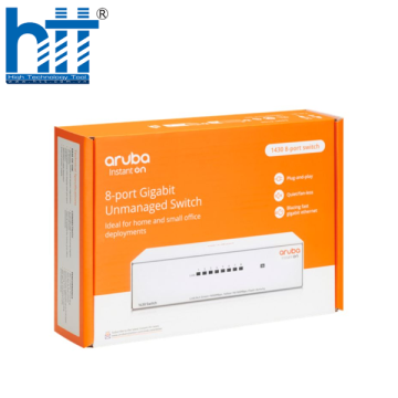 Switch Aruba Instant On 1430-8G R8R45A (8 port/ 10/100/1000 Mbps/ Unmanaged)