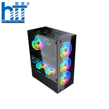 Vỏ case Xtech Gaming F8 - 4 fan RGB