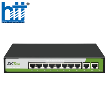 8-Port 10/100Mbps PoE Switch ZKTeco PE082-120-C