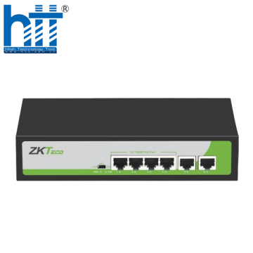 Switch PoE 4 cổng 10/100Mbps ZKTeco PE042-55-C