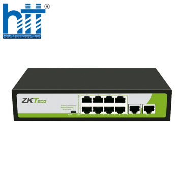 Switch PoE 8 cổng 10/100Mbps ZKTeco PE082-120-C