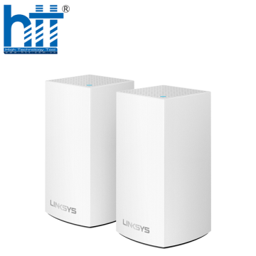 Bộ phát wifi Linksys Velop WHW0102 2-Pack (Chuẩn AC/ AC1300Mbps/ Ăng-ten ngầm/ Wifi Mesh/ 55 User)