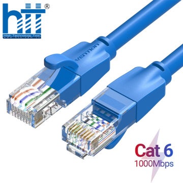 Cáp mạng CAT6 UTP đầu đúc dài 1.5M Vention Model : IBELG