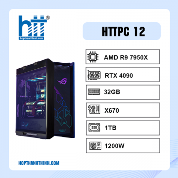 HTT AMD 12 (AMD R9 7950X/ X670 / 32GB RAM/ 1TB SSD/ RTX 4090 / 1200W)