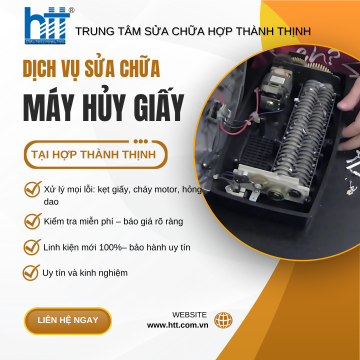 Địa chỉ cung cấp dịch vụ chuyên sửa chữa máy hủy giấy mà bạn nên biết