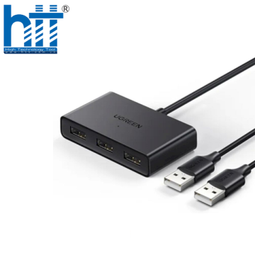 Bộ chuyển mạch và chia cổng usb có thêm chức năng copy file Ugreen 10935 2 vào 3 ra chuẩn 2.0