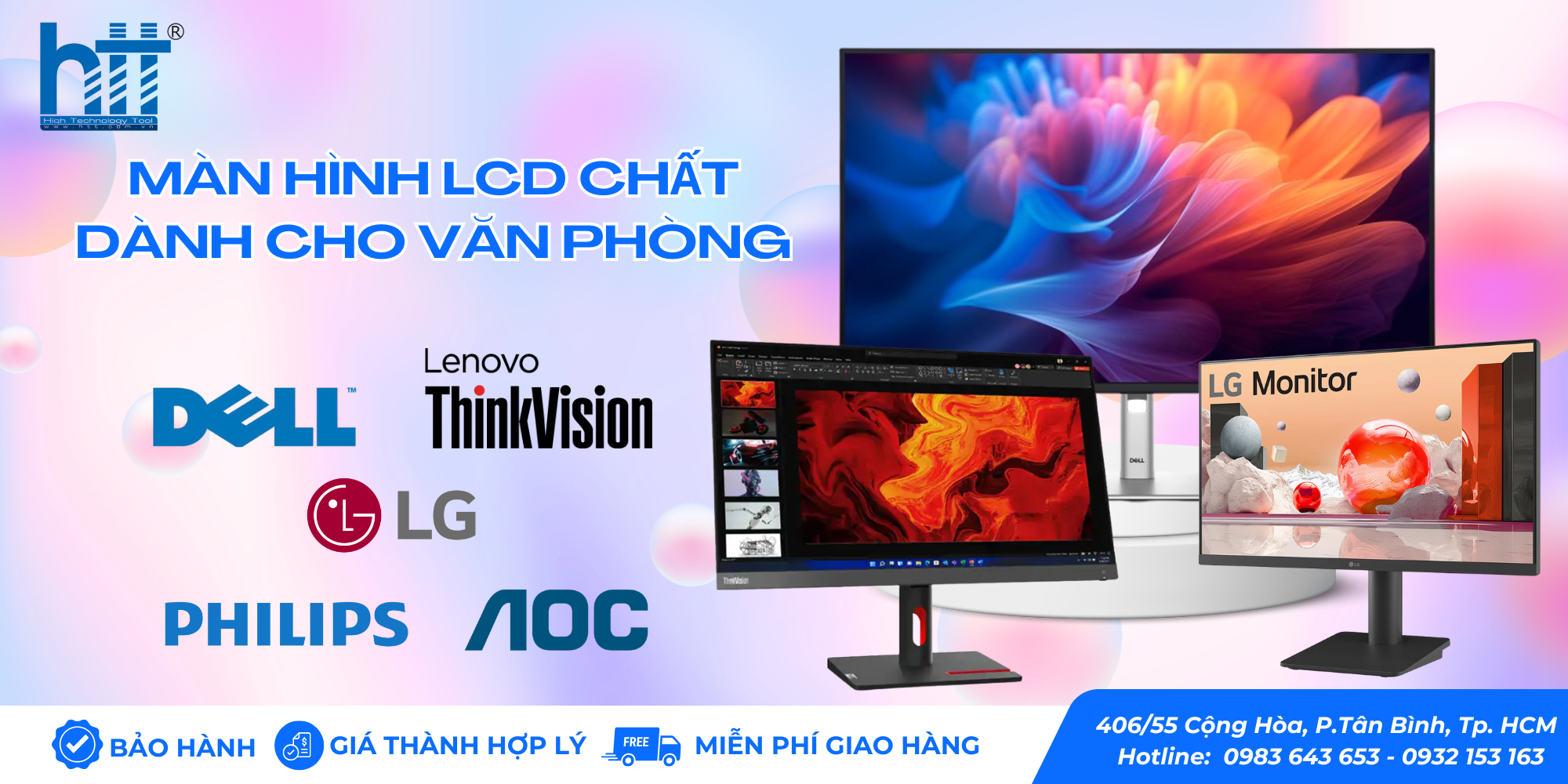 Màn hình LCD cho văn phòng làm việc