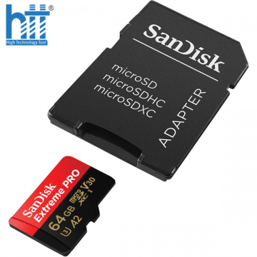 Thẻ nhớ Micro SDXC Sandisk 64GB Extreme Pro
