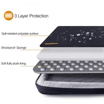 Túi Chống Shock Tomtoc (USA) 360* Protective Macbook Pro Black