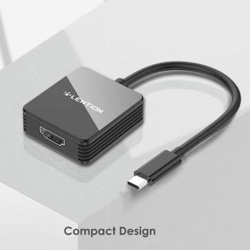 Bộ chuyển đổi Type C sang Cổng HDMI Lention CU207H - Đen