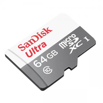Thẻ nhớ Micro SD 64GB Sandisk Ultra SDSQUNR-064G-GN3MN 100Mb/s