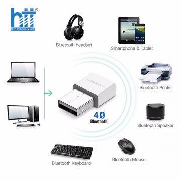 Thiết bị USB thu Bluetooth 4.0 chính hãng Ugreen 30443