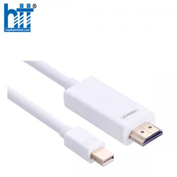 Ugreen 10404 2M màu Trắng Cáp chuyển đổi Mini DP sang HDMI hỗ trợ phân phải 1080P MD101 20010404