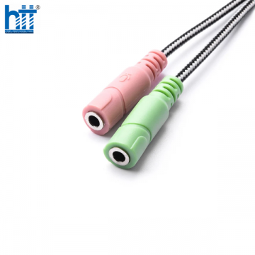 Cáp chuyển Soundmax Jack gộp Mic & Audio