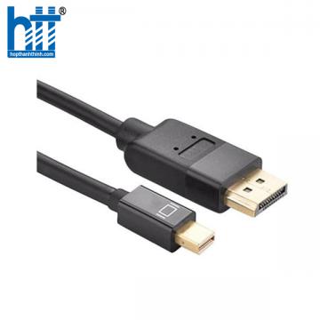 Ugreen 10477 1.5M Màu Đen Cáp chuyển đổi Mini DP sang DisplayPort hỗ trợ phân giải 4K x 2K MD105 20010477