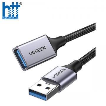Ugreen 10497 2M màu Đen Cáp tín hiệu nối dài USB 3.0 dáng dây nhỏ cao cấp US115 20010497