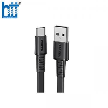 Ugreen 10975 1M màu đen USB type C Cáp sạc và truyền dữ liệu máy tính ra điện thoại US333 20010975