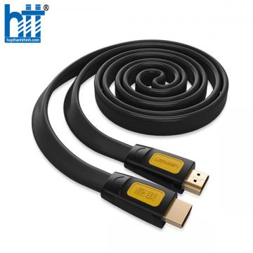 Cáp HDMI 2M sợi dẹt hỗ trợ 4Kx2K chính hãng Ugreen 11185 cao cấp