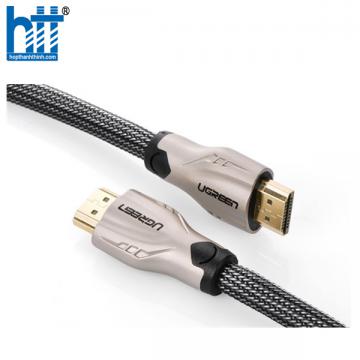Cáp HDMI 1,5M bọc lưới chống nhiễu hỗ trợ 3D full HD 4Kx2K chính hãng Ugreen 11190 cao cấp