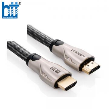 Cáp HDMI 3M bọc lưới chống nhiễu hỗ trợ 3D full HD 4Kx2K chính hãng Ugreen 11192 cao cấp