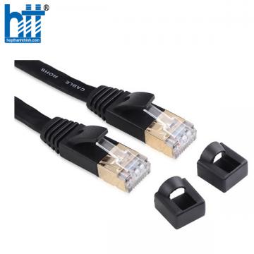 Ugreen 11262 3M màu Đen Cáp mạng LAN CAT 7 ftp dây dẹp NW106 20011262