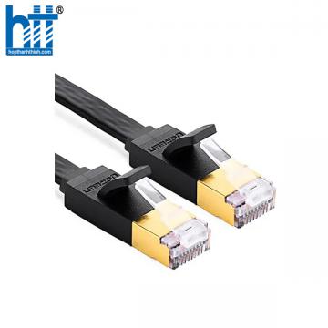 Ugreen 11263 5M màu Đen Cáp mạng LAN CAT 7 ftp dây dẹp NW106 20011263