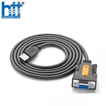 Cáp chuyển đổi USB to Com rs232 âm dài 1,5m chính hãng Ugreen 20201 cao cấp