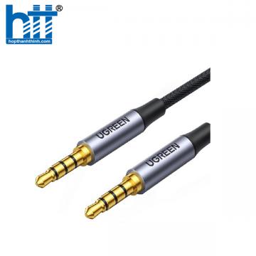 Ugreen 20497 1.5m Vỏ nhôm dây dù Cáp âm thanh 2 đầu 3.5m AV183 20020497