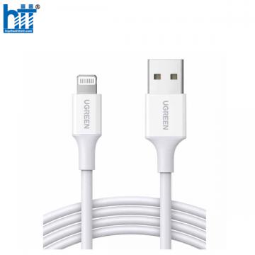 Ugreen 20730 2M màu Trắng ABS Cáp Lightning sạc + truyền dữ liệu cho iPhone US155 20020730
