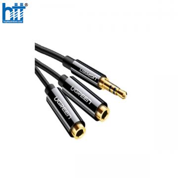Cáp chia Audio 3.5mm ra 2 đầu 3.5mm Loa và Mic Ugreen 30619