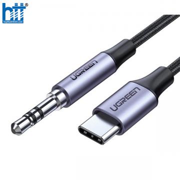 Ugreen 30633 1M màu đen Dây USB Type-C sang 3.5mm AV143 20030633