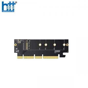 Card chuyển đổi PCI-e ra M.2 NVMe PCIe 4.0 Ugreen 30715 cao cấp (băng thông 4X)