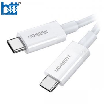 Cáp USB-C 4 Gen 3 dài 0.8m hỗ trợ 8k + PD100w + truyền data 40Gbps Ugreen 40113