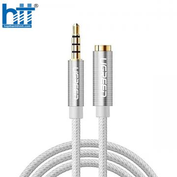 Cáp âm thanh 1M màu Trắng 3.5mm nối dài Ugreen 40677
