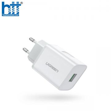 Ugreen 10133 18W QC3.0 màu Trắng Củ sạc nhanh cổng USB