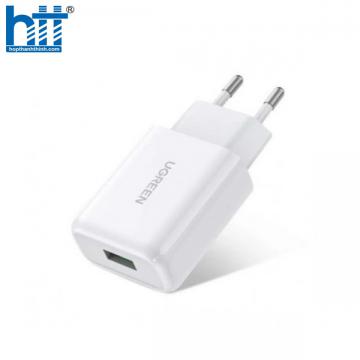 Ugreen 10133 18W QC3.0 màu Trắng Củ sạc nhanh cổng USB