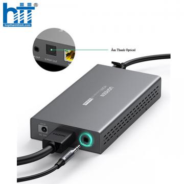 Bộ kéo dài HDMI  chuẩn 4K dài 120M qua cáp mạng RJ45 Cat5e/Cat6 Ugreen 10939