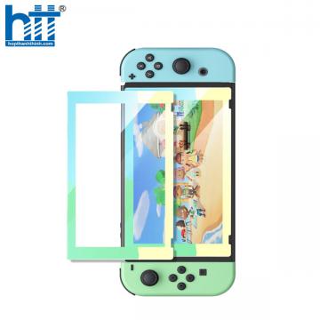 Ugreen 10998 Viền Xanh Lá và Vàng Kính cường lực bảo vệ màn hình Nintendo Switch