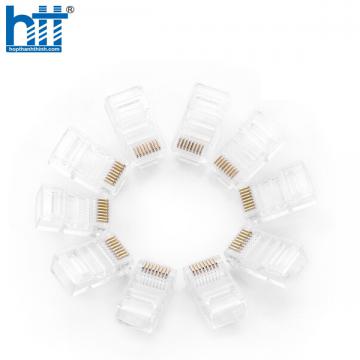 Đầu bấm mạng RJ45 cat 5e 10c/túi chính hãng Ugreen 20329 cao cấp