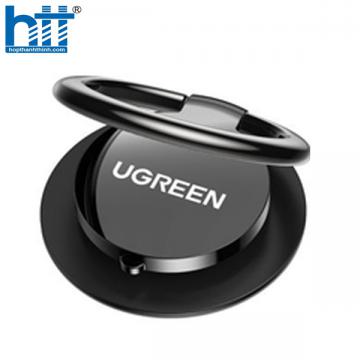 Ugreen 20554 360 độ Màu Đen Giá đỡ điện thoại dạng nhẫn đeo ngón tay