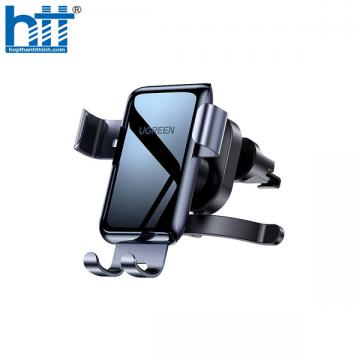 Ugreen 30401 xoay 360 độ Màu Xám Giá đỡ điện thoại trên xe hơi kẹp bằng nhôm LP274 20030401