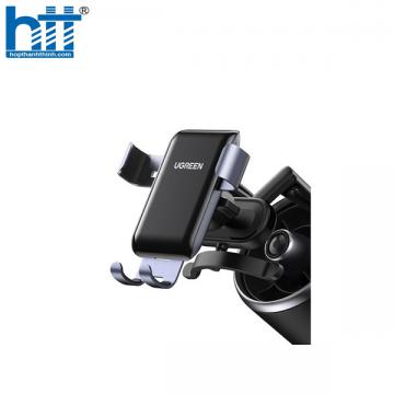 Ugreen 30401 xoay 360 độ Màu Xám Giá đỡ điện thoại trên xe hơi kẹp bằng nhôm LP274 20030401