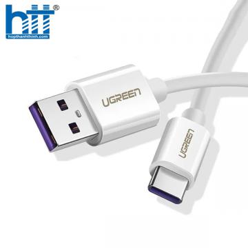 Cáp USB Type C to USB 2.0 hỗ trợ sạc 5A Ugreen 40889 dài 2m chính hãng