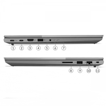 Laptop Lenovo ThinkBook 14 G5 IRL 21JC005NVN (Intel Core i7-1360P | 16GB | 512GB | Iris Xe Graphics | 14 inch FHD | Non OS | GREY)