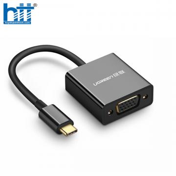 Cáp chuyển đổi USB Type-C to VGA chính hãng Ugreen 50250 cao cấp